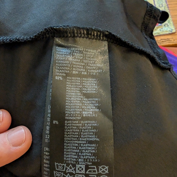 Killstar Size L Devilry Black Skater Dress Fit & Flare Velvet Embossed Design - Picture 9 of 9